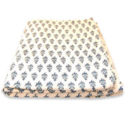 Hand Block Printed Butti Design Cotton Fabric By Yards